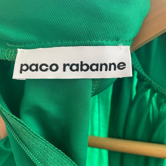Paco Rabanne Long Sleeve Maxi Dress Emerald Green- Size 36. Worn once. - Picture 7 of 7